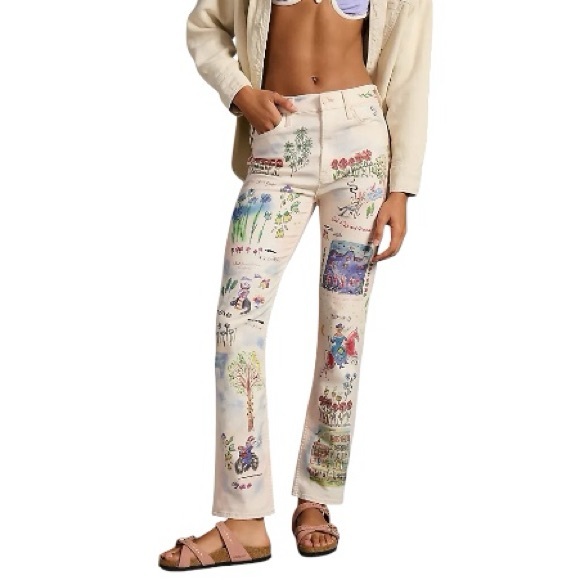 MOTHER The High-Waisted Rider Skimp Straight JeansSize 26